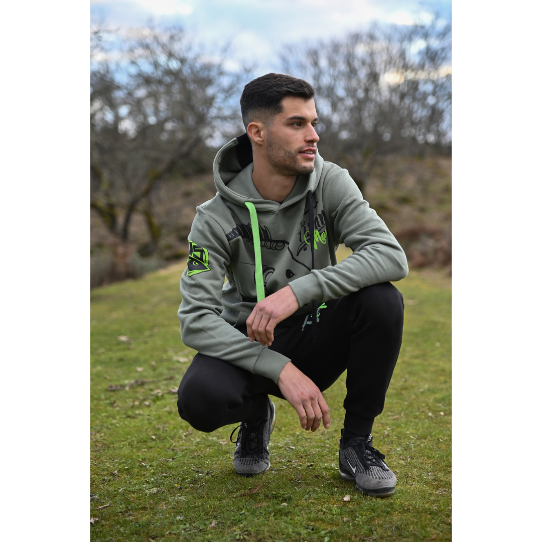 Hotspot Design - Hoodie Carpfishing Mania green