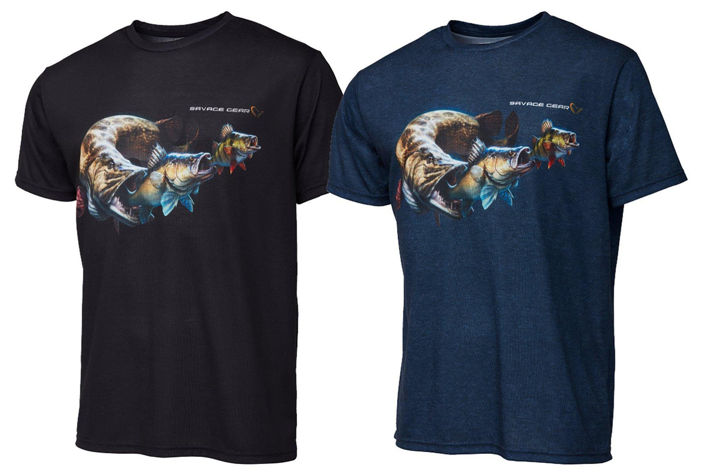 Savage Gear CANNIBAL T-SHIRT XL BLAU