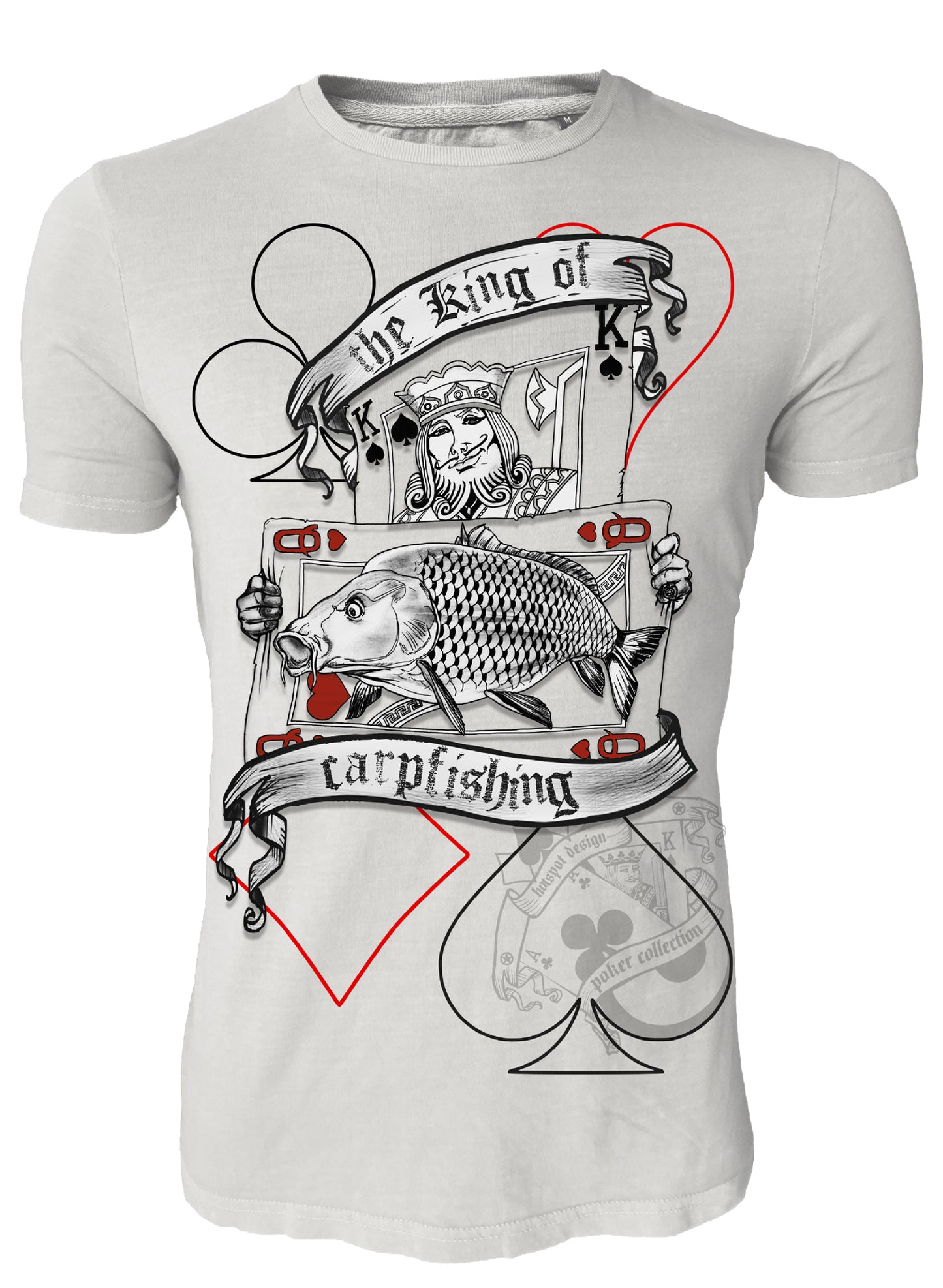 Hotspot Design - T-shirt THE KING OF CARPFISHING