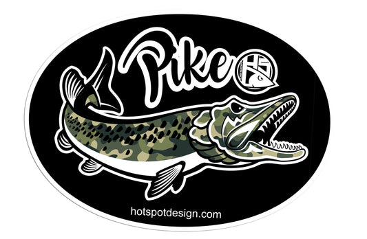 Hotspot Design - Sticker Pike Camo cm 30x22