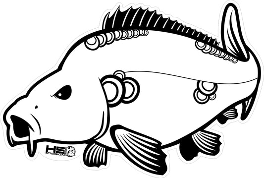 Hotspot Design - Sticker Carp cm 30x20