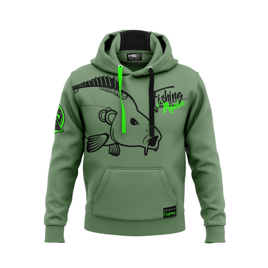 Hotspot Design - Hoodie Carpfishing Mania green