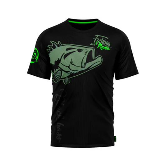 Hotspot Design - T-shirt Black Bass Mania